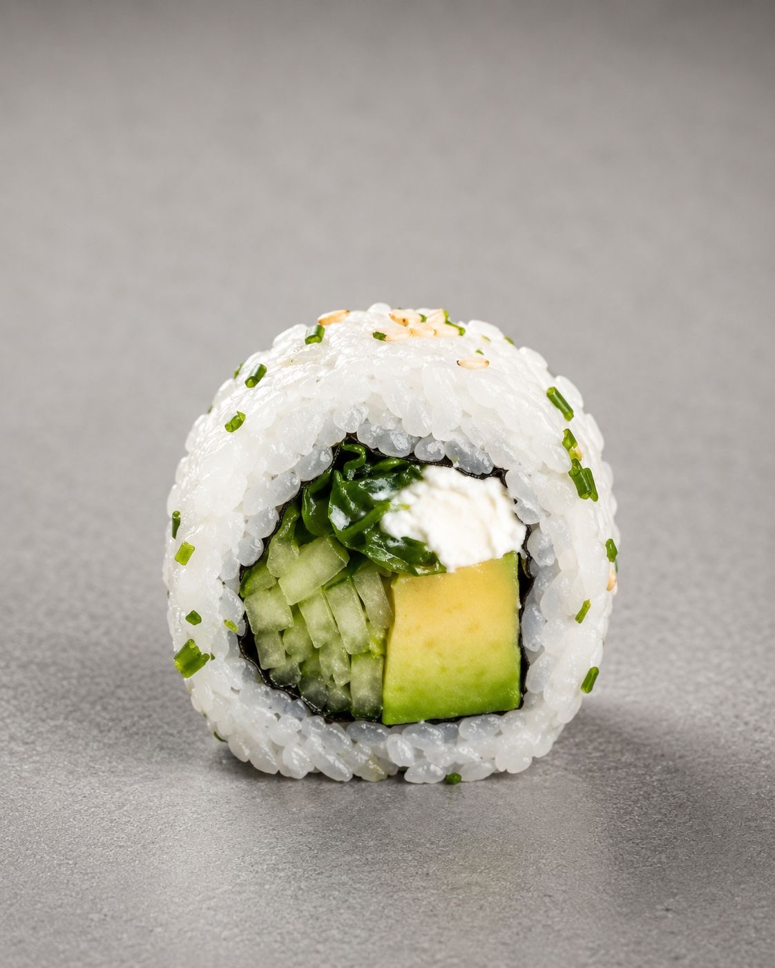 Avocat cheese concombre ciboulette